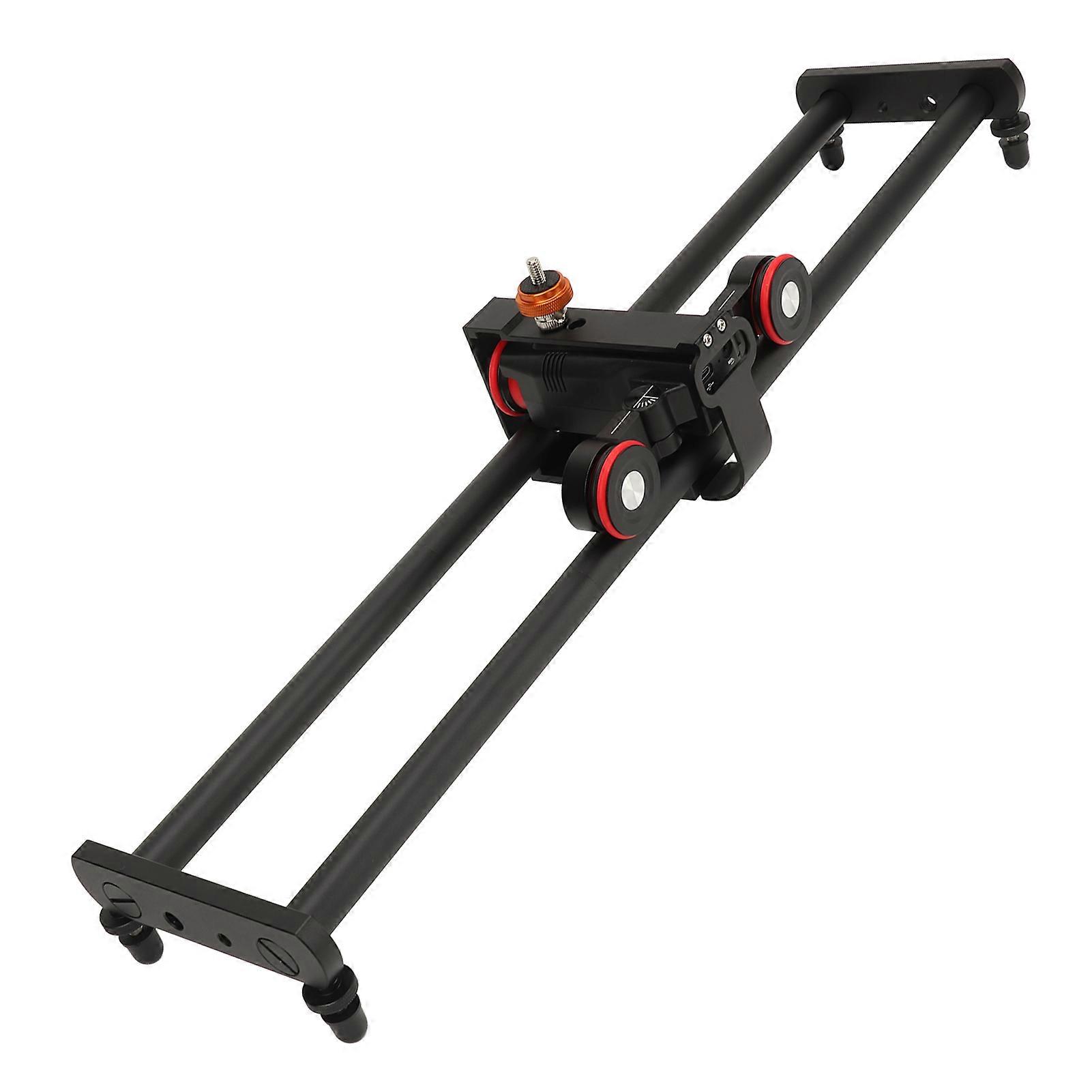 DSLR Camera Slider App Remote Control Infinitely Adjustable Speed Detachable Video Camera Dolly Car for Time Lapse Photography Fixed Focus Shooting