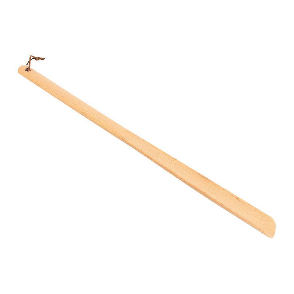 Here's a well structured product description for your **Long Wooden Shoe Lifter Shoehorn**:
 
### **Long Wooden Shoe Lifter Shoehorn Tool – Easy