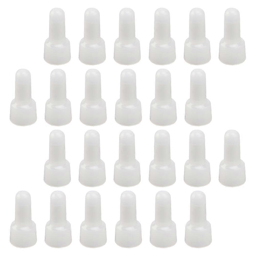 Crimp Connector Wire Connectors with Nylon Insulation and Aluminum for Safe Electrical Connections White