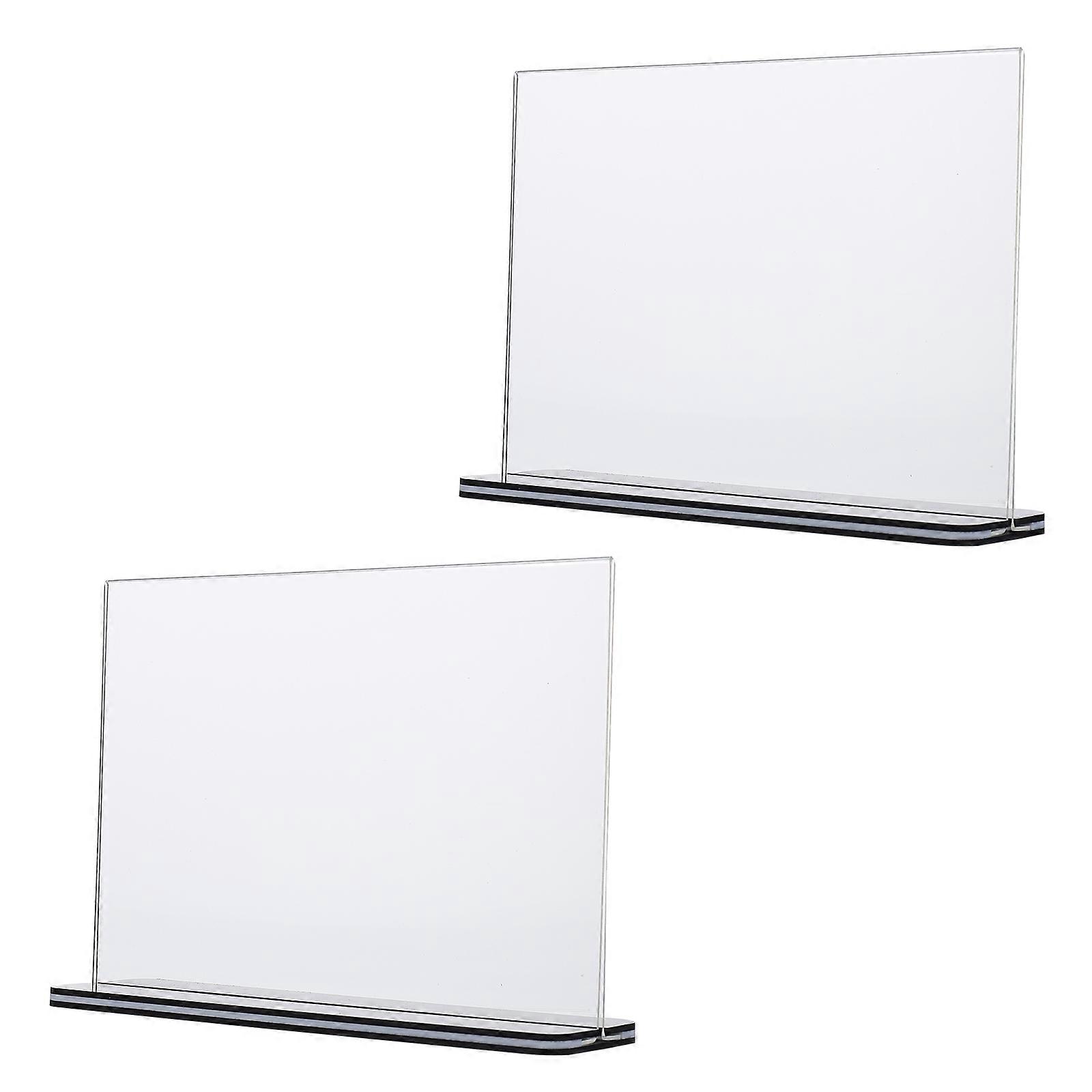 Card Display Rack Assorted Color Sign Holders Exhibitions Display Pictures 2Pcs