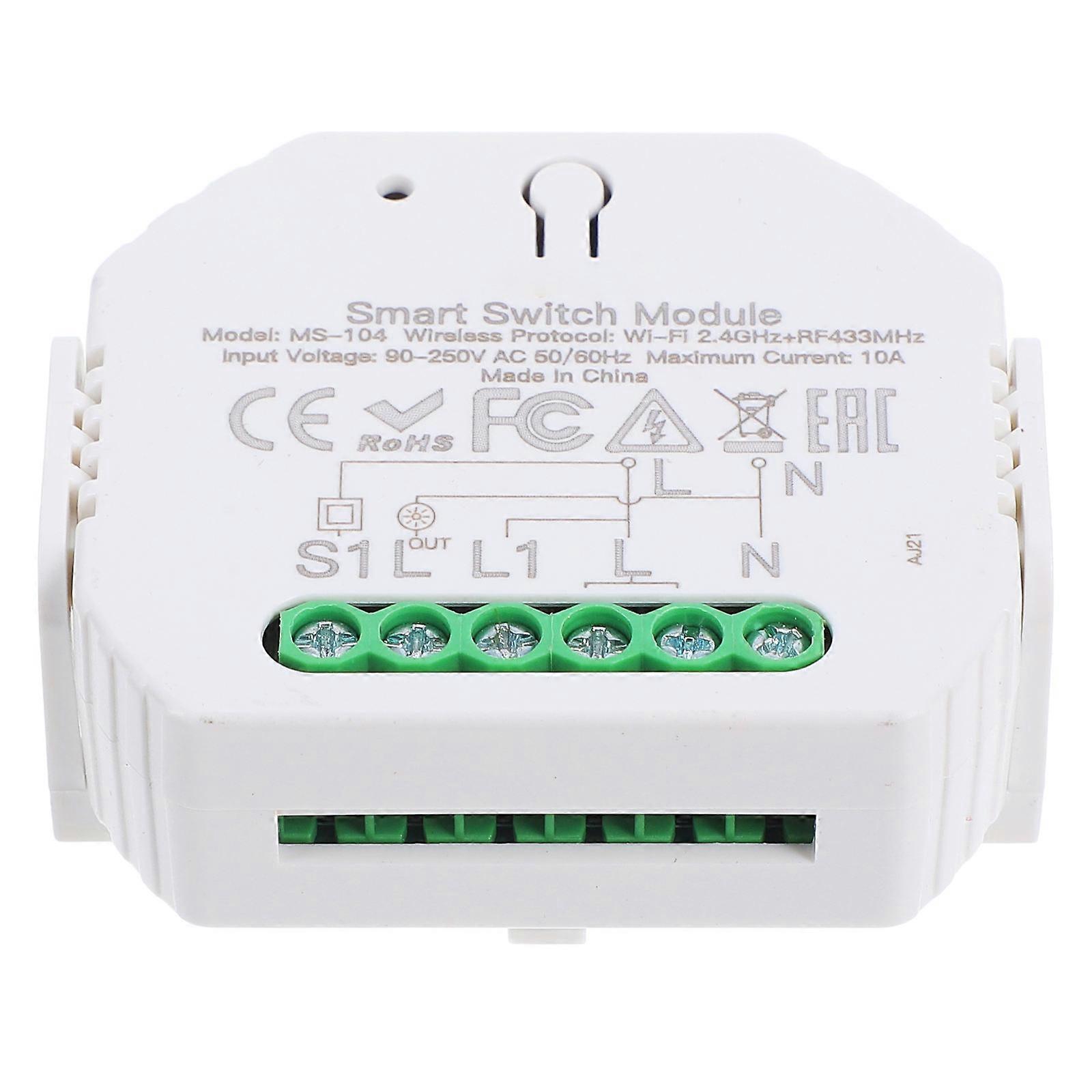 Dimming Control Ceiling Fan Switch Module for Homeowners Voice Control ABS 1Pcs