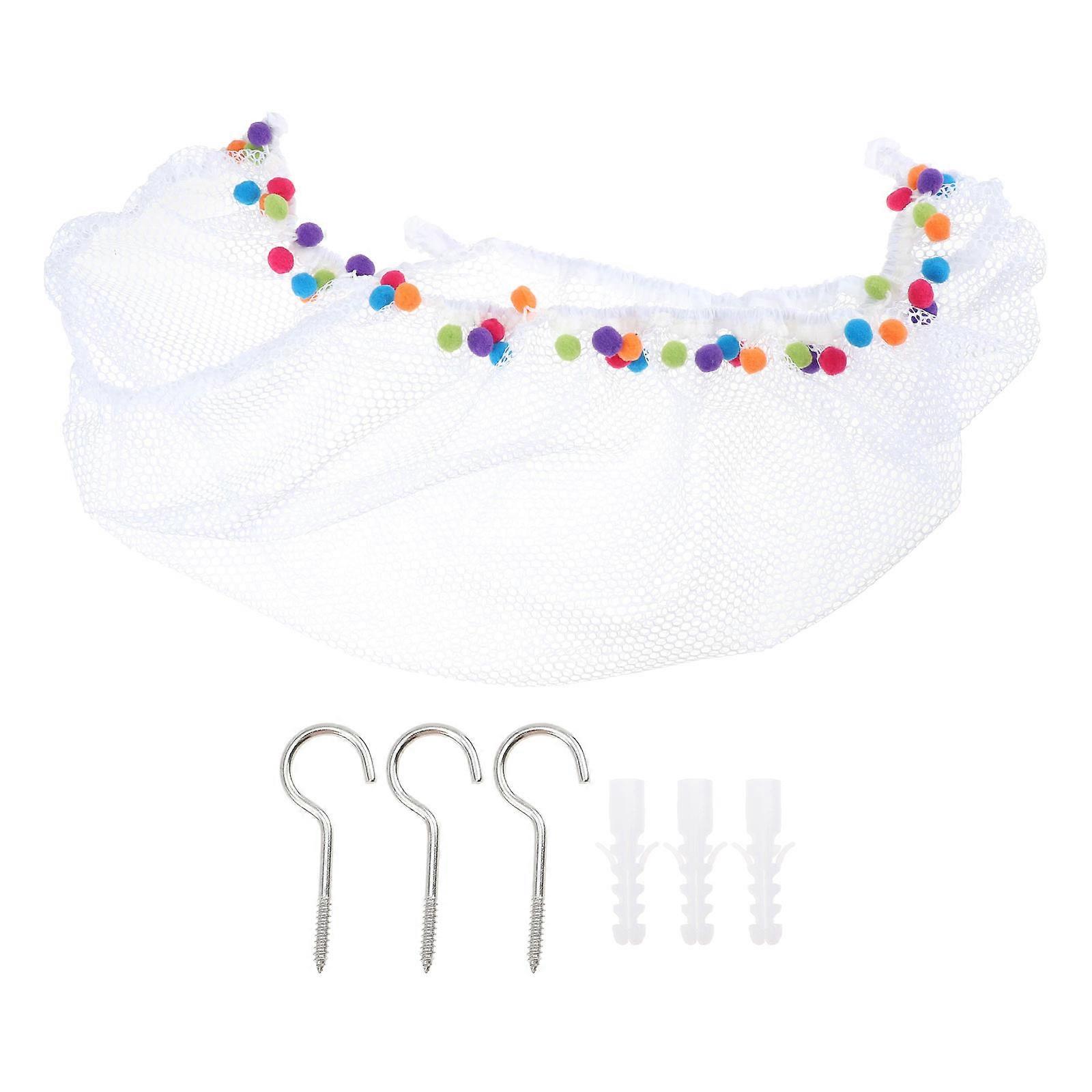 Hanging Net For Stuffed Animals Corner Organizer 65x32cm Multi-Purpose Storage 1 Set