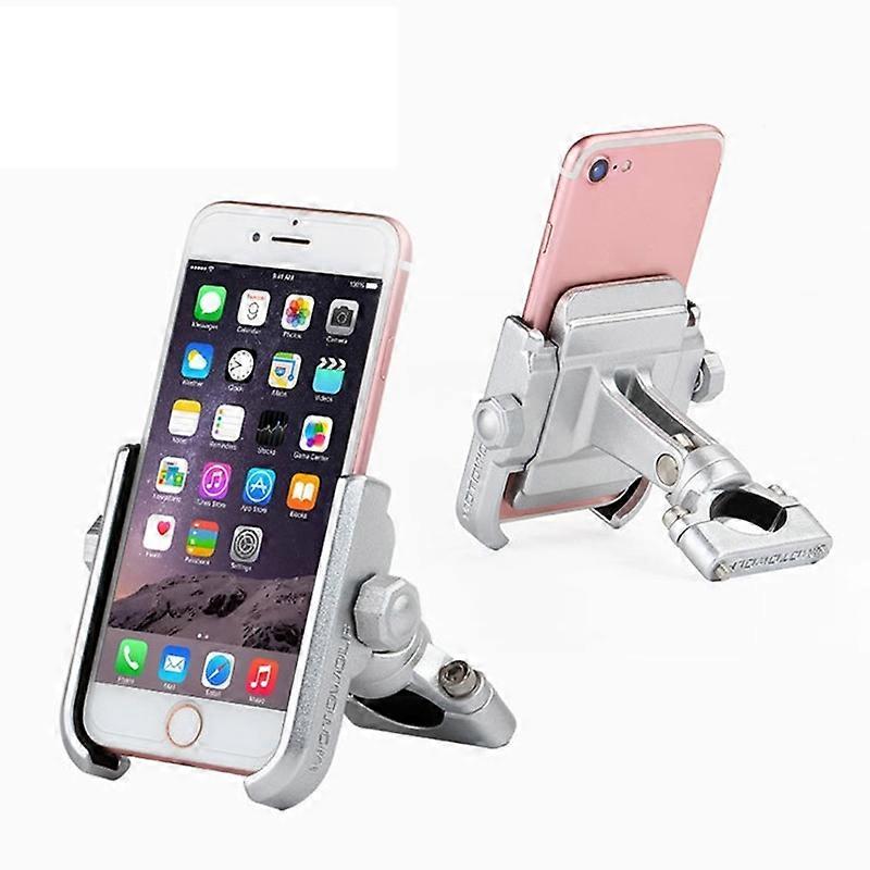 Motorcycle Handlebar Aluminum Alloy Phone Bracket