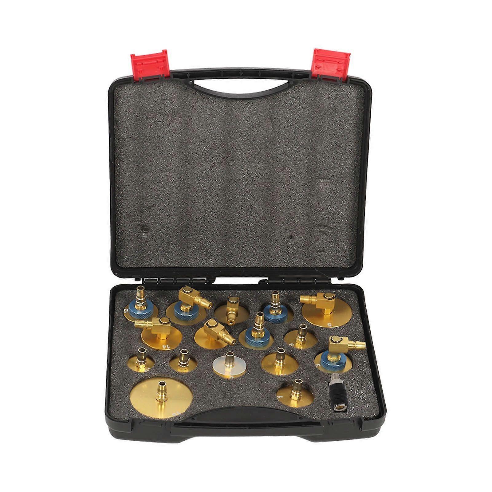 Set di adattatori per spurgo pompa freno 17 pezzi per la maggior parte dei veicoli