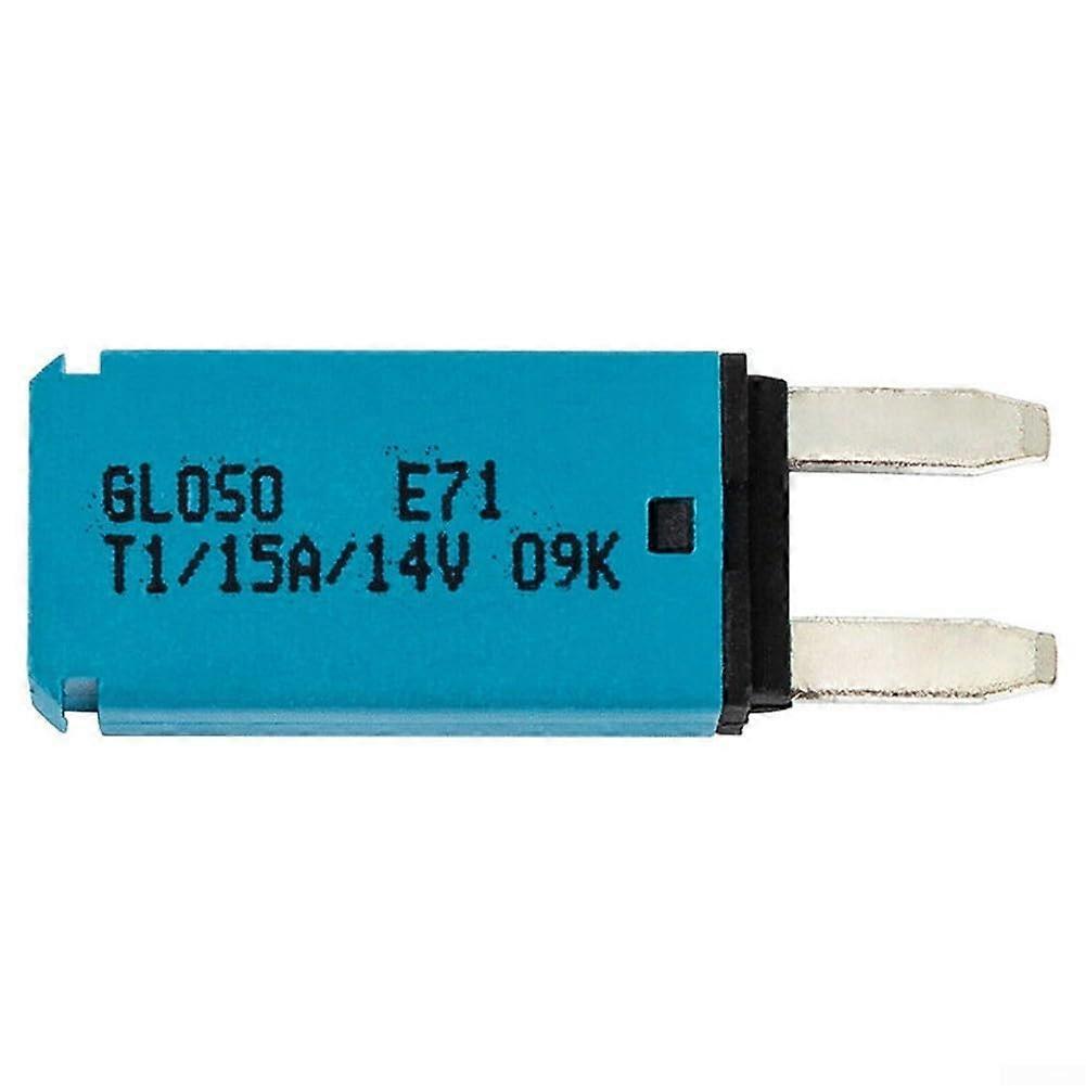 Compact Design 12V Mini Circuit Breaker with Auto Reset Blade Fuse (15A)