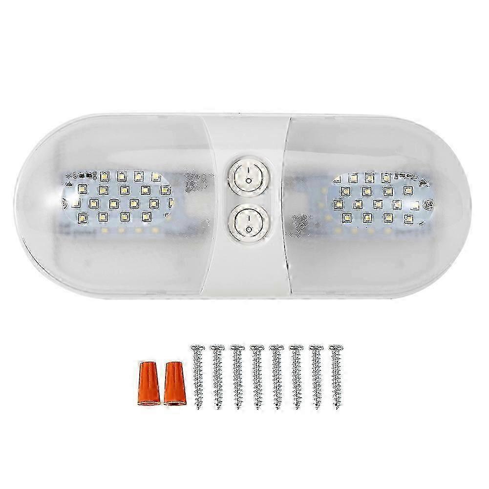 12V 800lm Dome Dachlicht LED Ovale Deckenleuchte für Auto Wohnmobil Anhänger Camper Boot SZRH A-YH