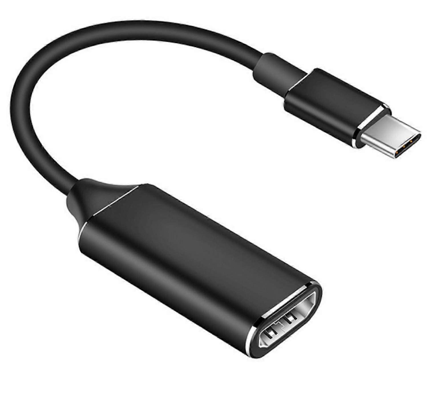 Premium HDMI Adapter USB-C to HDMI 4K 60Hz, USB-C to HDMI Cable for Phones and Computers, HDTV or Projector Display