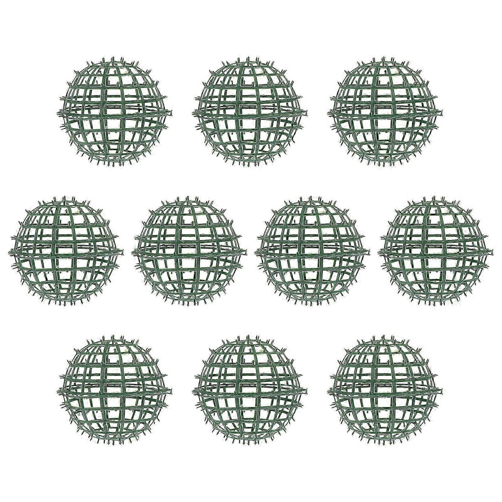 10 Pcs Plastic Ball-flower Racks Flower Arrangement Shelf Diy Flower Ball Rack