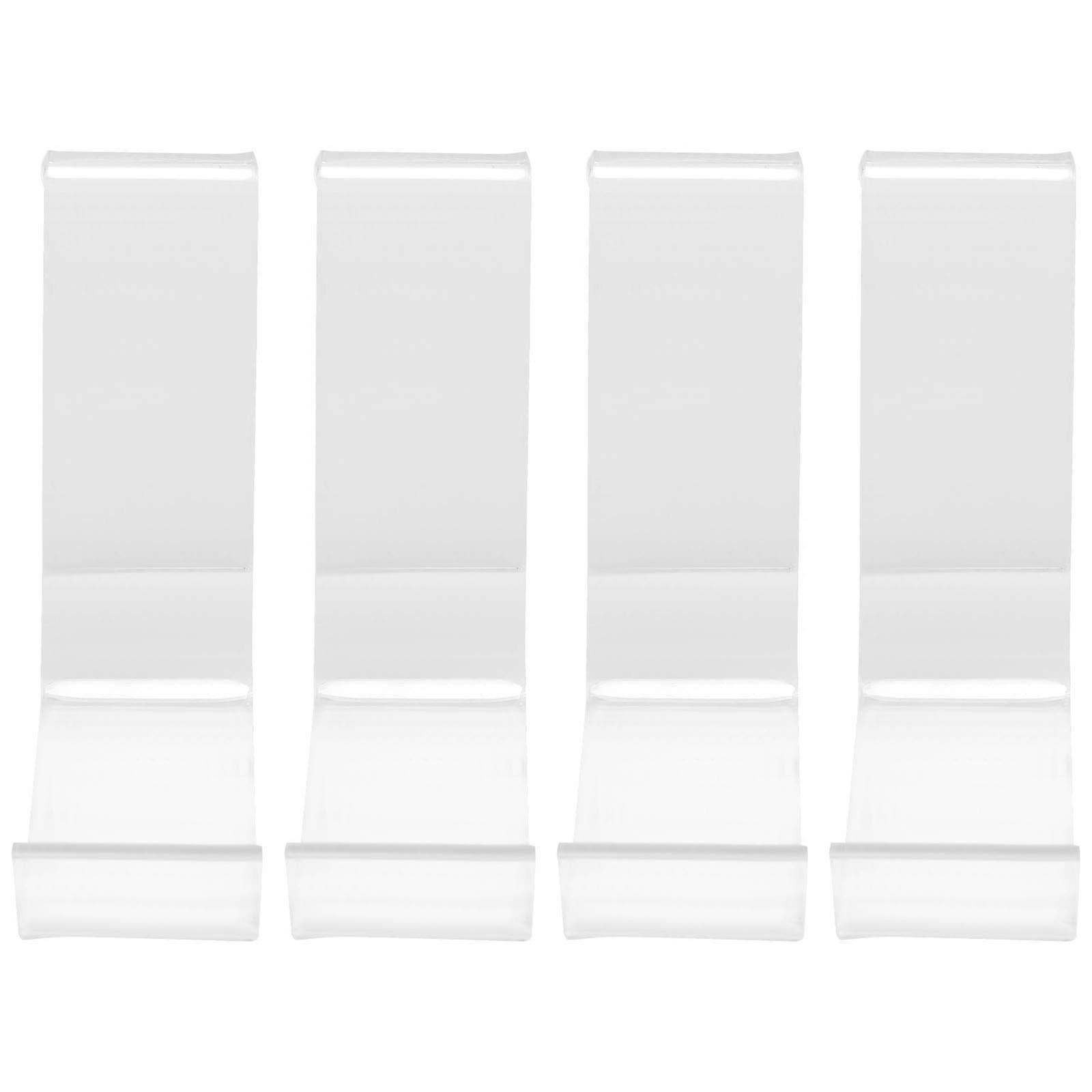 Display Rack For Shoes Transparent High Heel Stand For Store Marketing 2 Pairs Horizontal Style 13.50X9.50X4.00cm