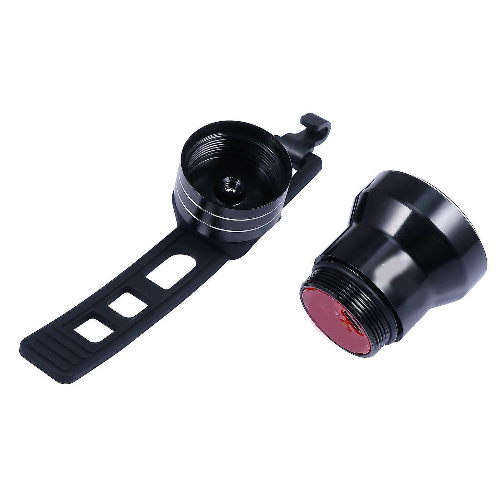 Bike Rear Light LED Light For Night Riding Cyclists Black USB Charging 1 Set