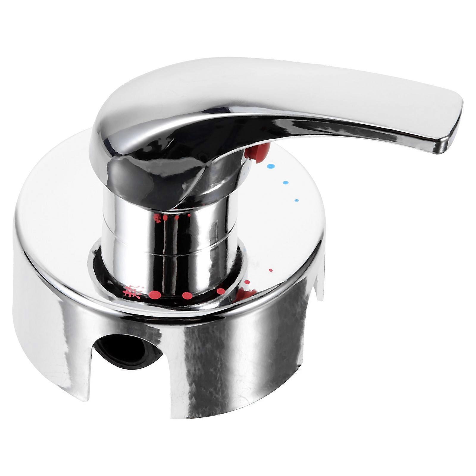 Shower Mixer Valve Single Handle Valve for Bathing Use Silver Alloy