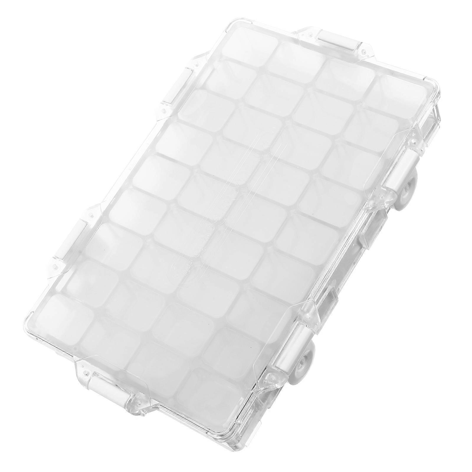 Painting Color Mixing Box Transparent Plastic Pigment Box for Storage with Easy Cleanup Design