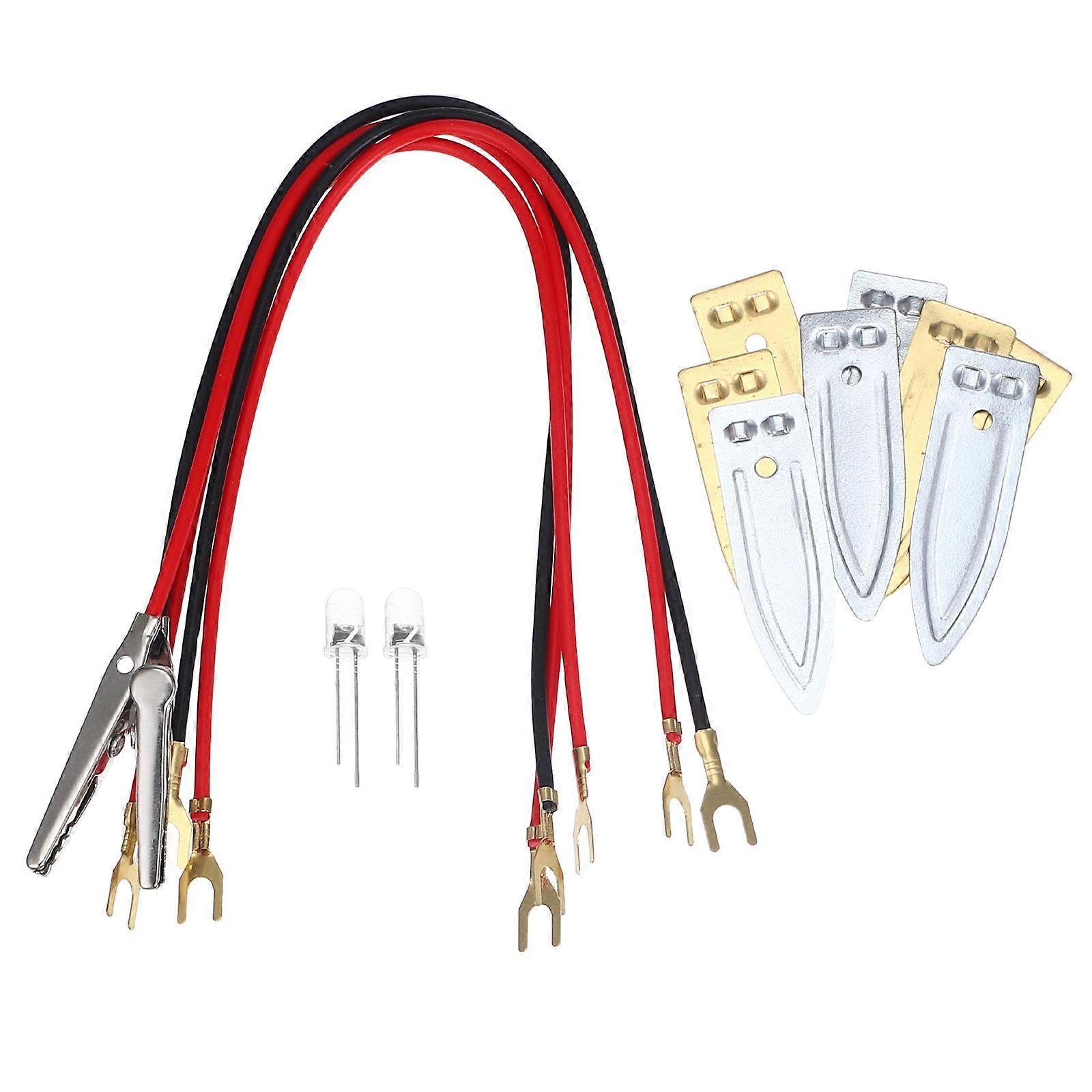 1 Set DIY Fruit Battery Science Experiment Kit for Creative Physics Teaching – Engaging Hands On Learning with Orange, Potato & Lemon Battery Projects