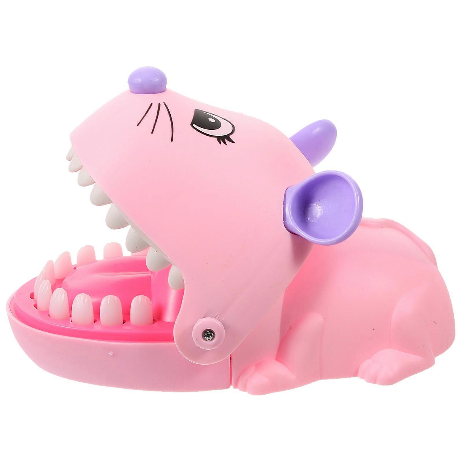 Creative Tricky Toy Biting Finger Cartoon Rat For Kids 16x11cm Perfect For Special Occasions And Holidays 1Set