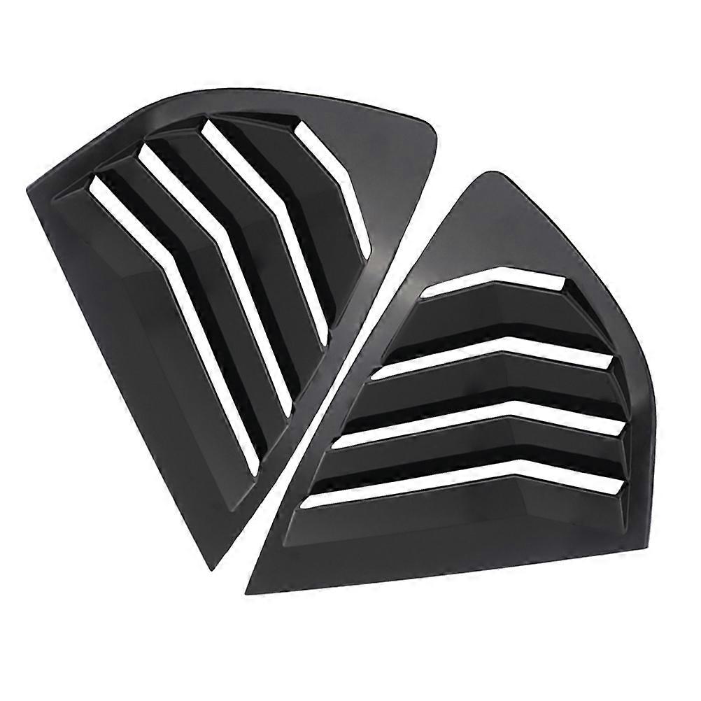 Car Rear Side Window Louvers Cover Compatible With Mondeo 13-18 Fashion Style For Car Owners 42x29.5cm Decorative Accessory 1 Pair