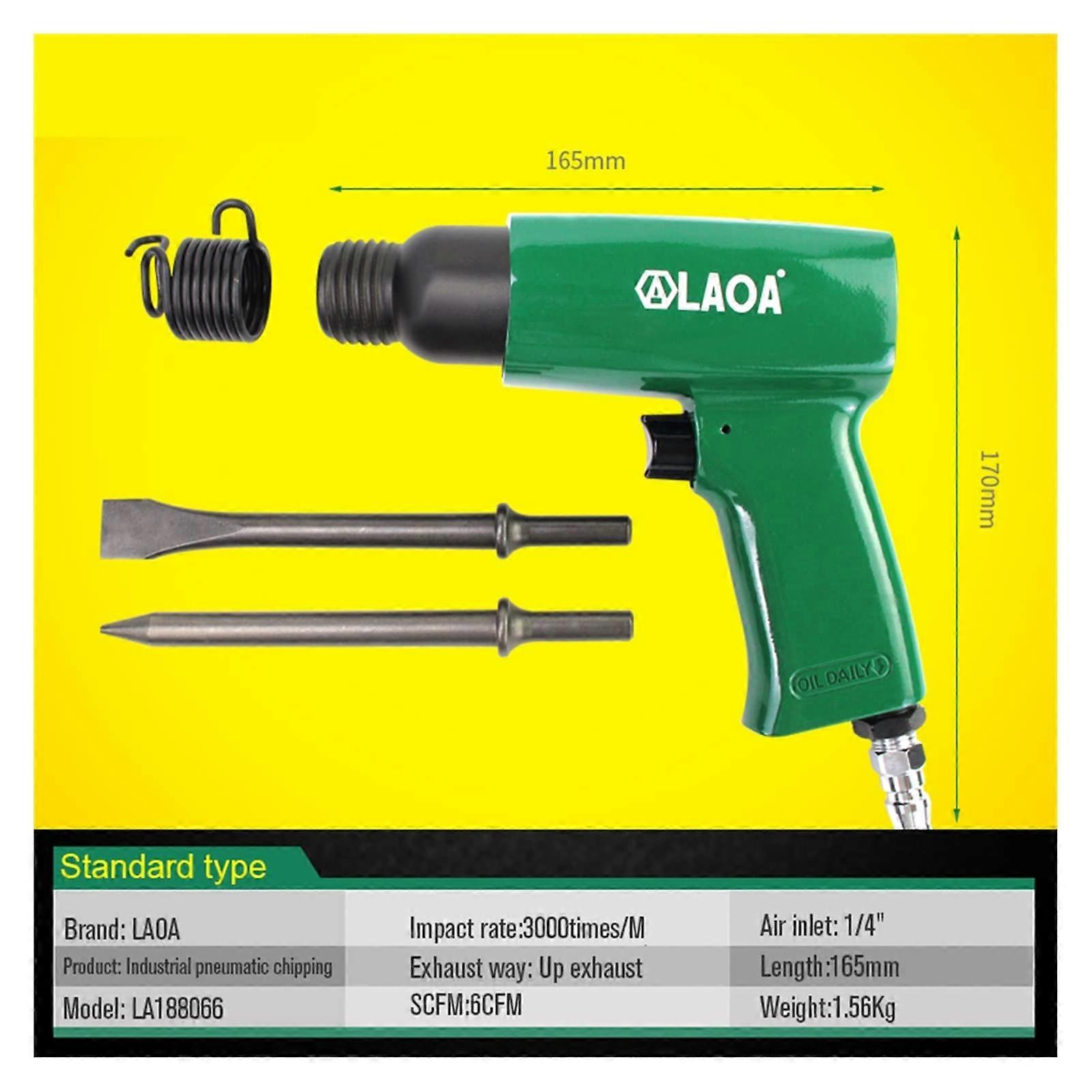 6cfm Powerful Pneumatic Chip Hammer for Vehicle Air Hammer Jack Hammer for Bridge Connection Air Design (LA188092)