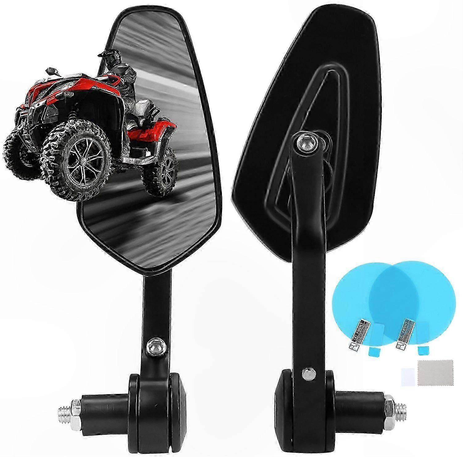 Pair of HD Waterproof Rear-View Mirrors for Improved Visibility