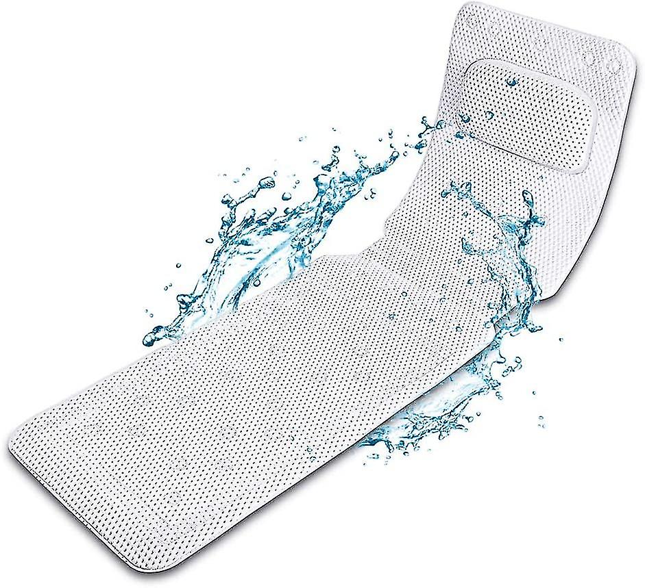Tapis de bain spa complet avec ventouses, oreiller pour les parents