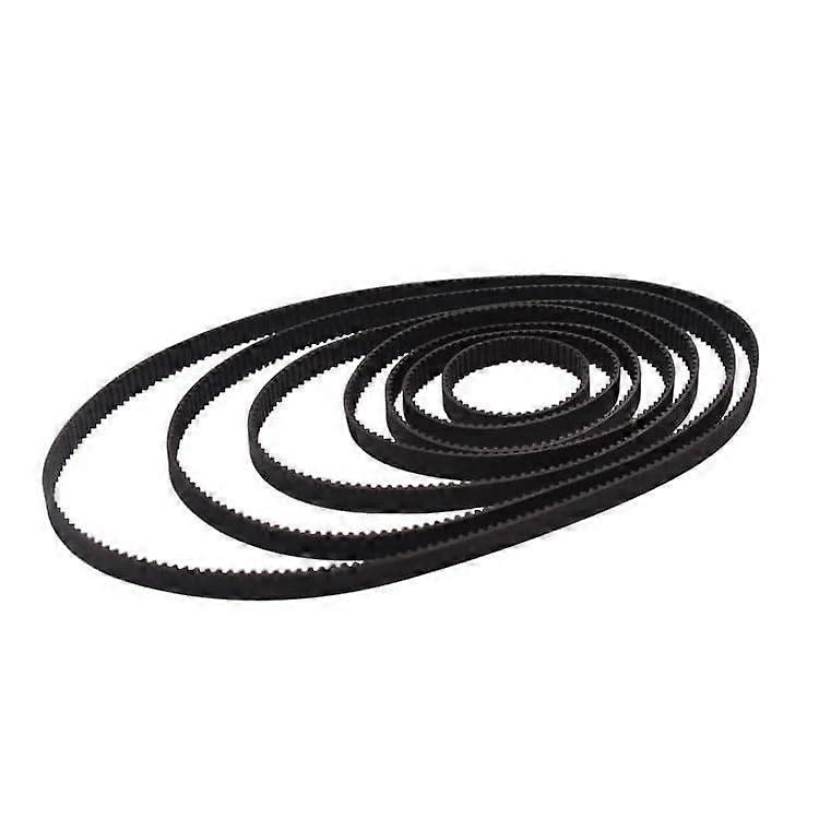 CNC 3D Printer Belt GT2, Closed Rubber Timing Belt, 140mm 150mm 152mm Length, 5mm Width, 2GT-152 Model