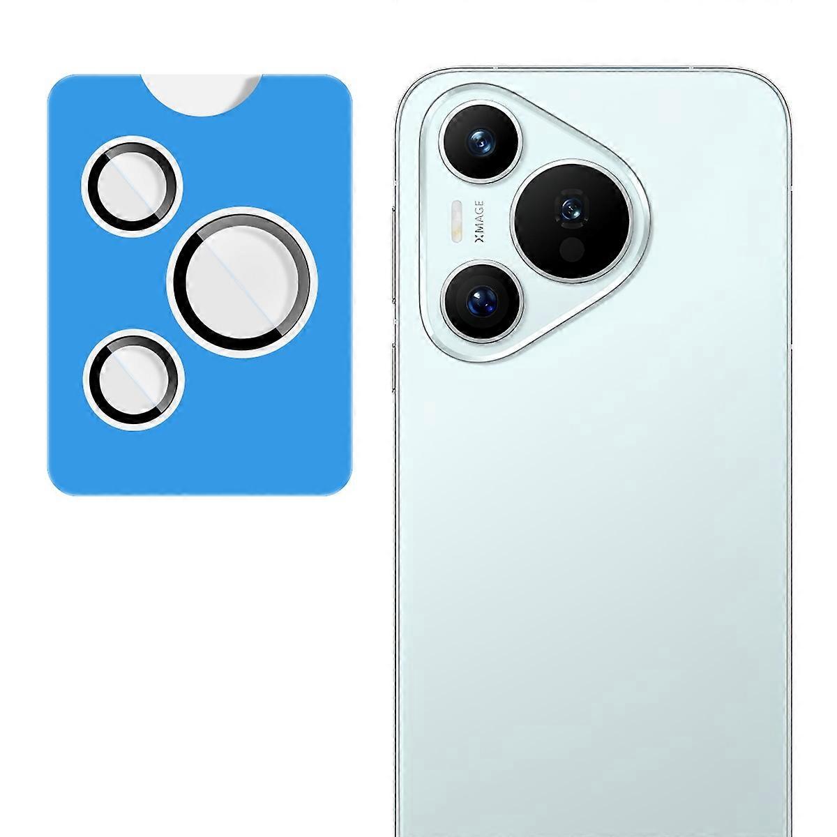 IMAK For Huawei Pura 70 Tempered Glass Camera Lens Protector with Self Positioning Frame (Scaled