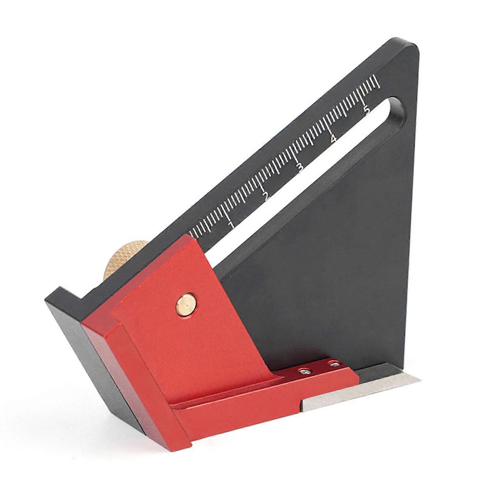Center Finder Scriber Tool, Woodworking Angle Marker 1/2 Aluminum Alloy