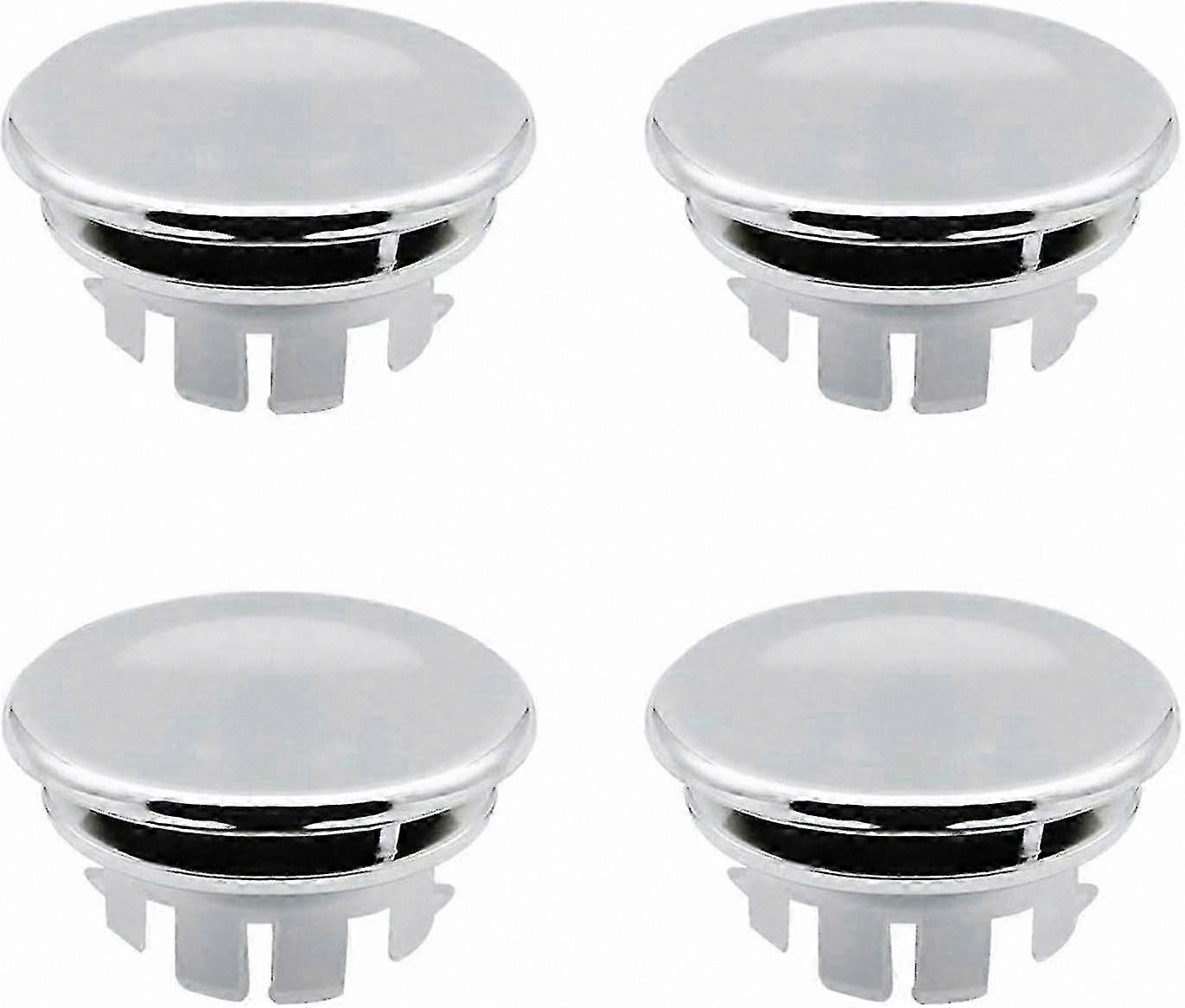 4-Pack Sink Overflow Covers Replacement Rings for Bathroom Basins