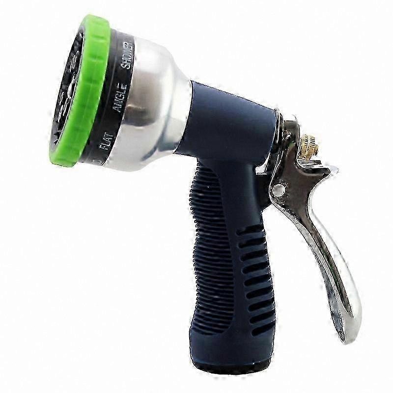 Adjustable Watering Nozzle with 9 Spray Patterns and 3/4 Inch Connector for Garden Hose