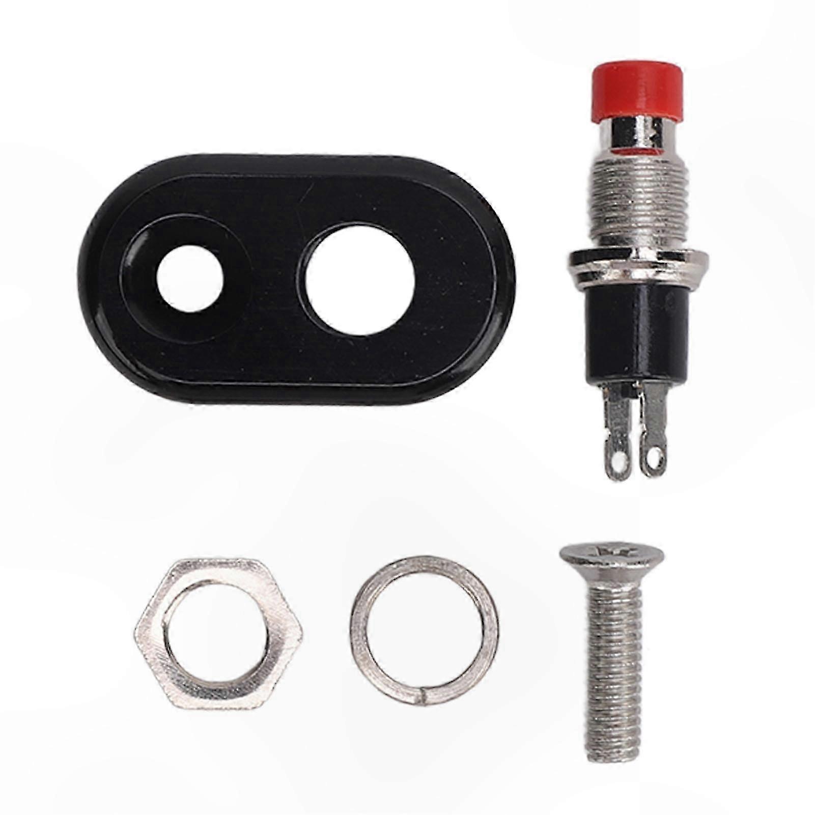 Universal Round Button Switch for Motorcycle Handlebar Controls