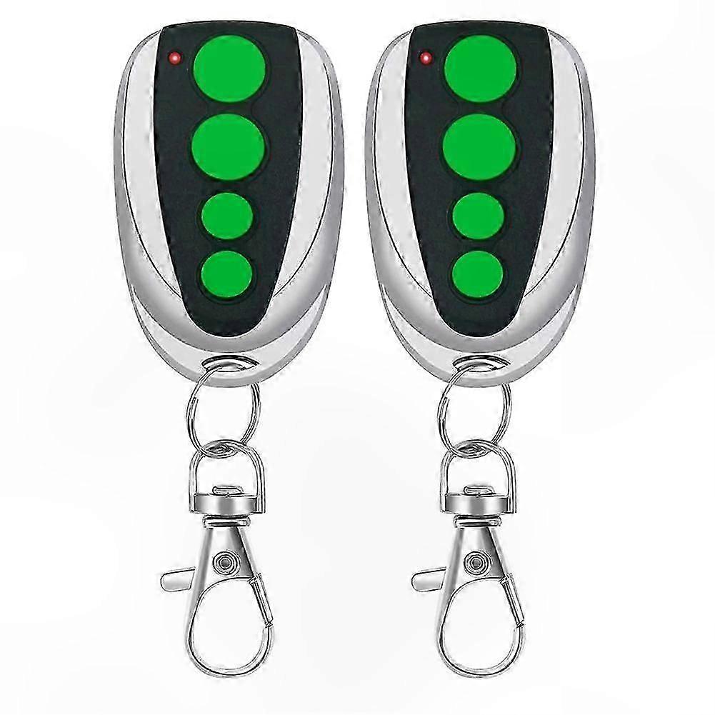 4-Button Remote Control Transmitter for Automatic Swing and Sliding Gates, 433.92MHz, 2 Pack
