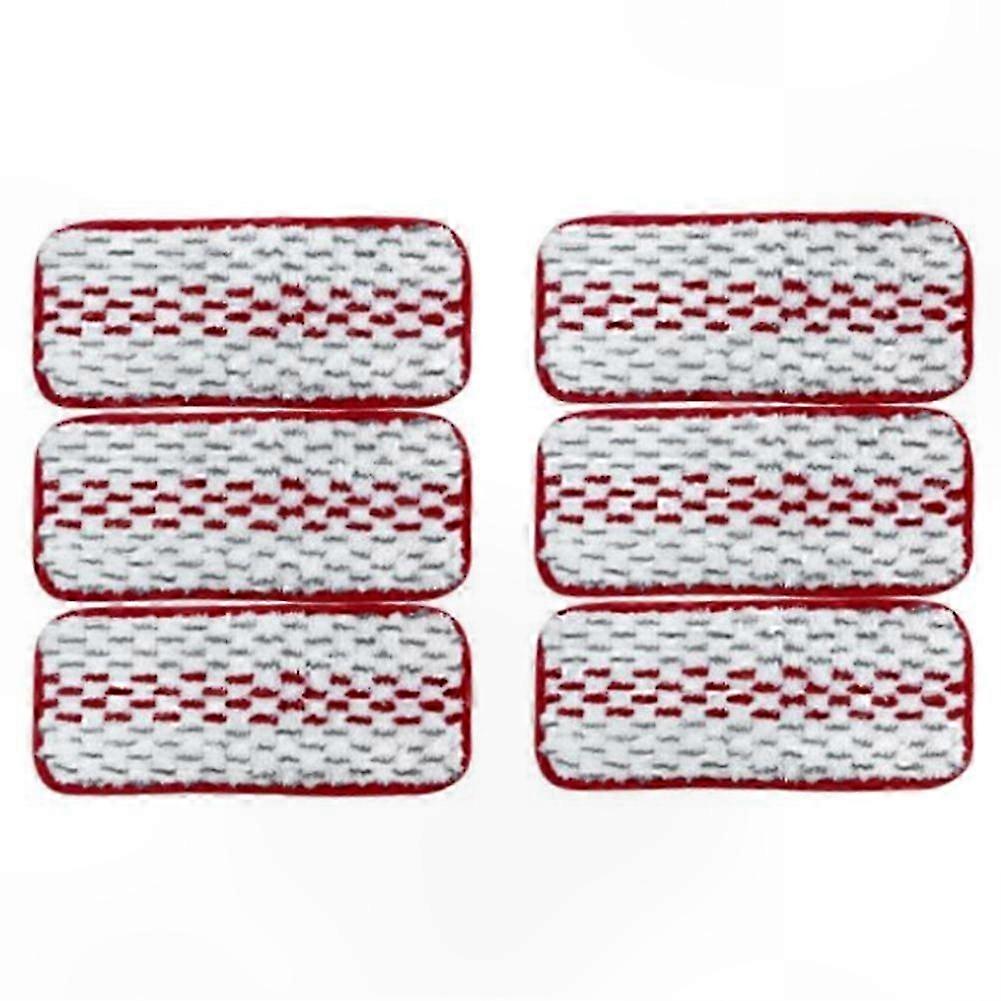 6-Pack Microfiber Mop Cloths Compatible with Easy Clean Mop Systems