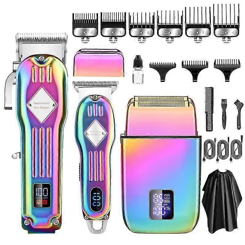 Professional hair clipper beard trimmer set
