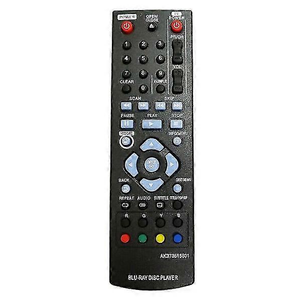New AKB73615801 Remote Control For LG Blu-Ray DVD Player BD BP220 BP320 BP125