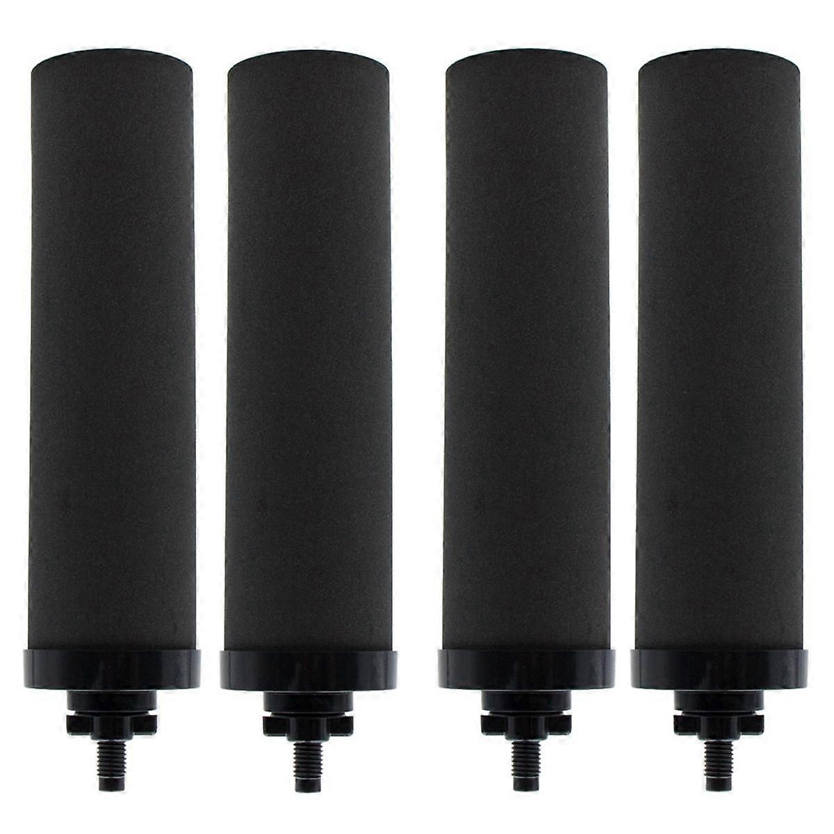 4PCS Water Filter Replacement for Black Activated Carbon Filters for Gravity-Fed Water Filter Syste