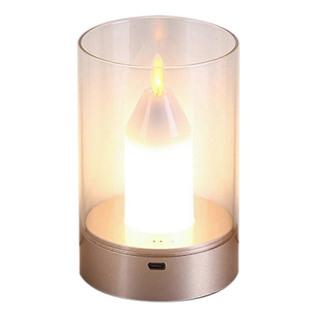 Intelligent Candlelight AtmosphereMotion Sensor Manual Scanning LED Night Light USB Charging Decoration Automatic Switch