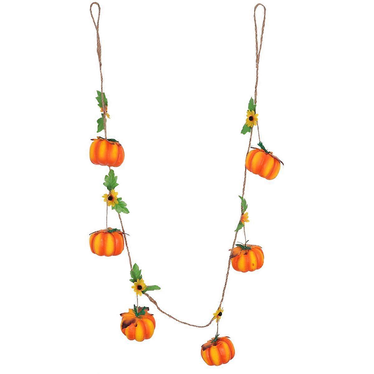 1 Set Halloween Pumpkin String Pumpkin Model Decorative Simulation Pumpkin