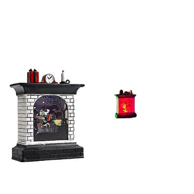 Decorative flame lights, made of plastic with multiple styles, adding a mysterious and retro atmosphere
