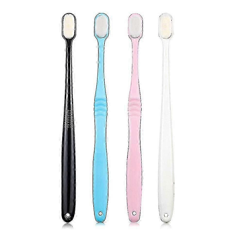 4 Pieces Extra Soft Toothbrush Micro-nano Toothbrush Soft Manual
