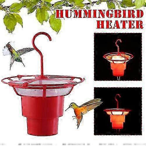 Backyard Bird Center Heated Bird Feeder with Hummingbird Feeder - Outside Heated Feeders for Birds