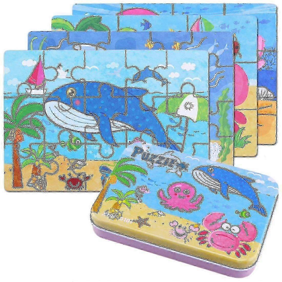 Jigsaw S Educatal Learning Toy For Kids With Iron Box -YoGu