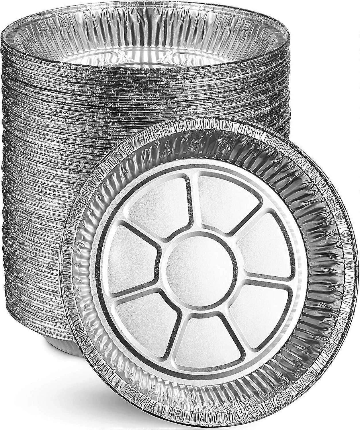 9 Inch Aluminum Pie Pan 1" Deep Disposable Baking Tin Plates