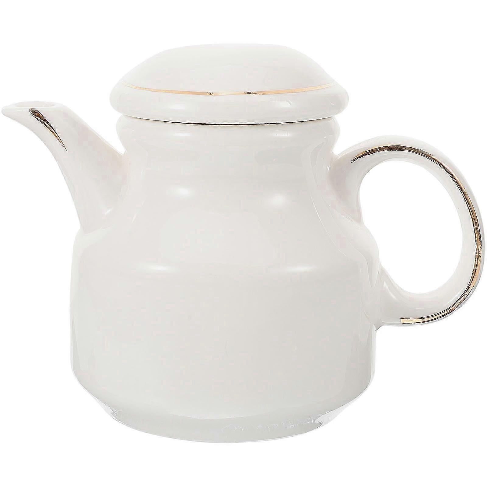 Soy Sauce Container Ceramic Condiment Pot Decorative Vinegar Container Oil Dispenser