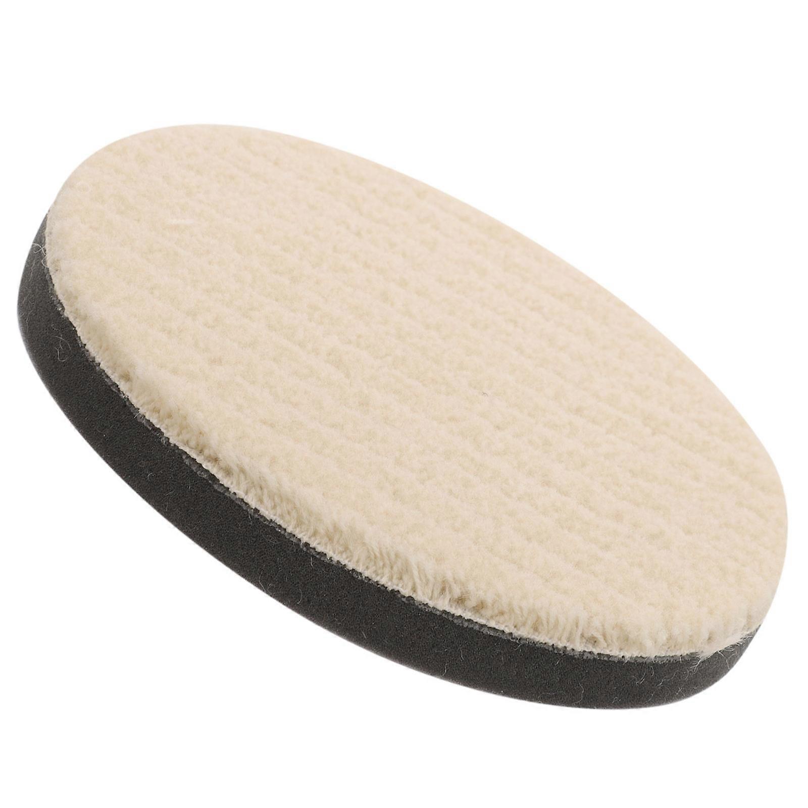Buffing Wheels Automotive Buffing Pad Car Polishing Sponge Pad Beige Multi-purpose Design 1Set
