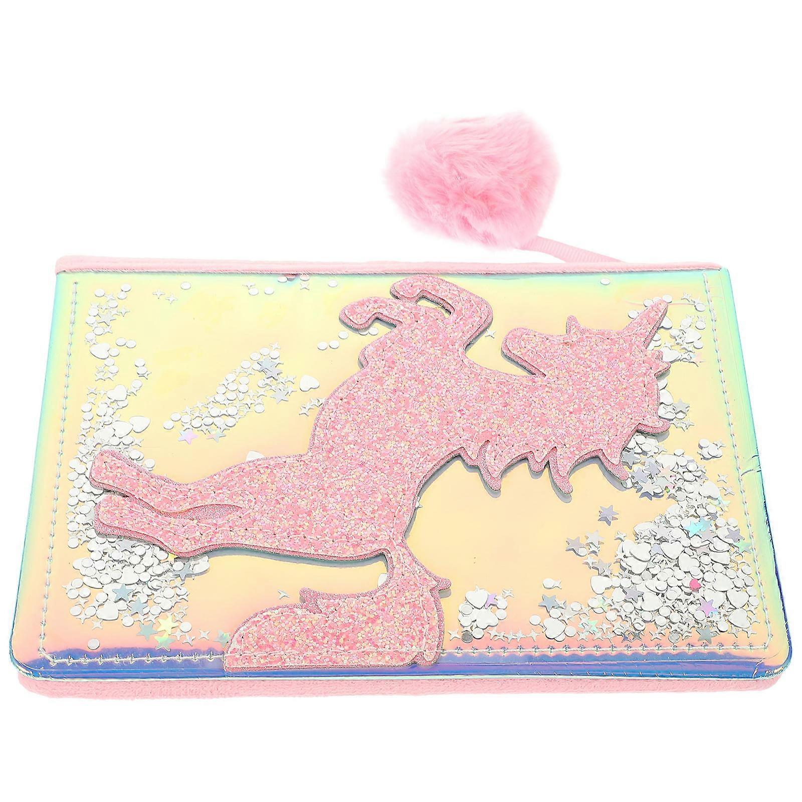Adorable Plush Cover Notebook Multi-Function Note Book for Girls 1 Unit