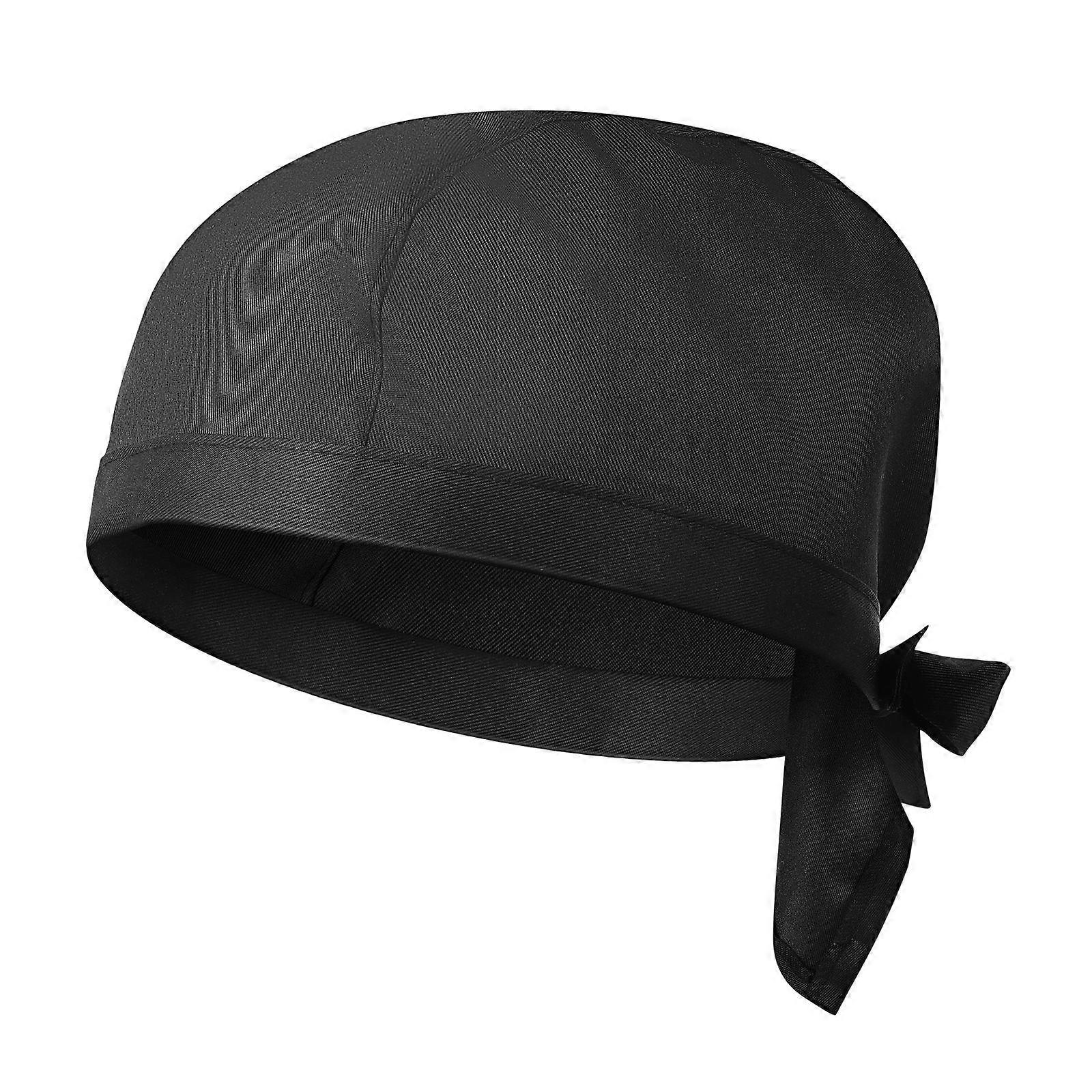 Black Chef Hat For Catering Students Simple Practical Suitable For Daily Use 1Set