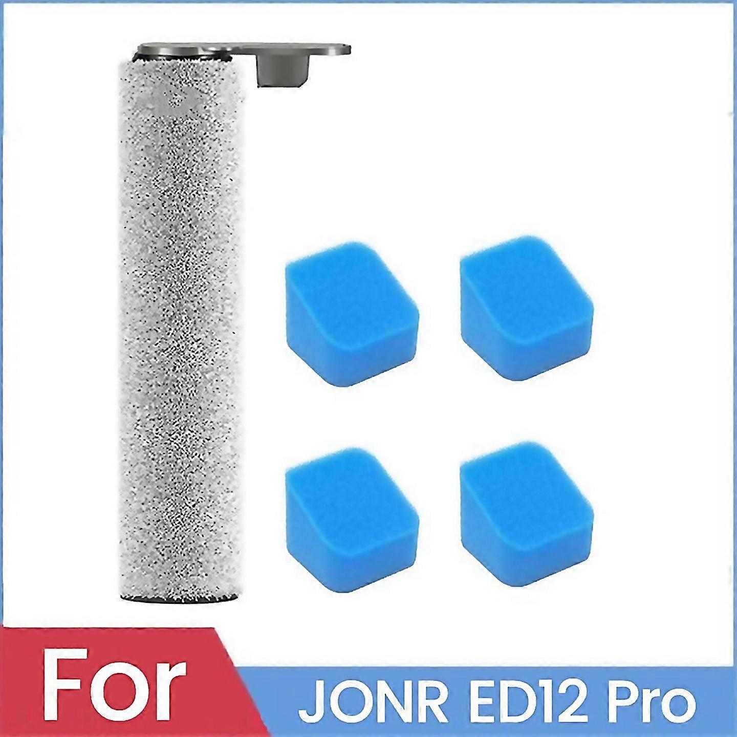 For 5pcs Roller Brush And Sponge Set For Ed 12pro Floor Scrubber