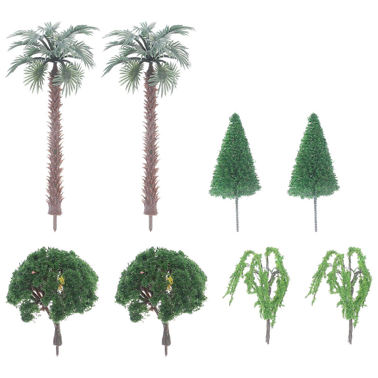 Miniature Trees Model for Mini Garden Decor with 40Pcs Assorted Color