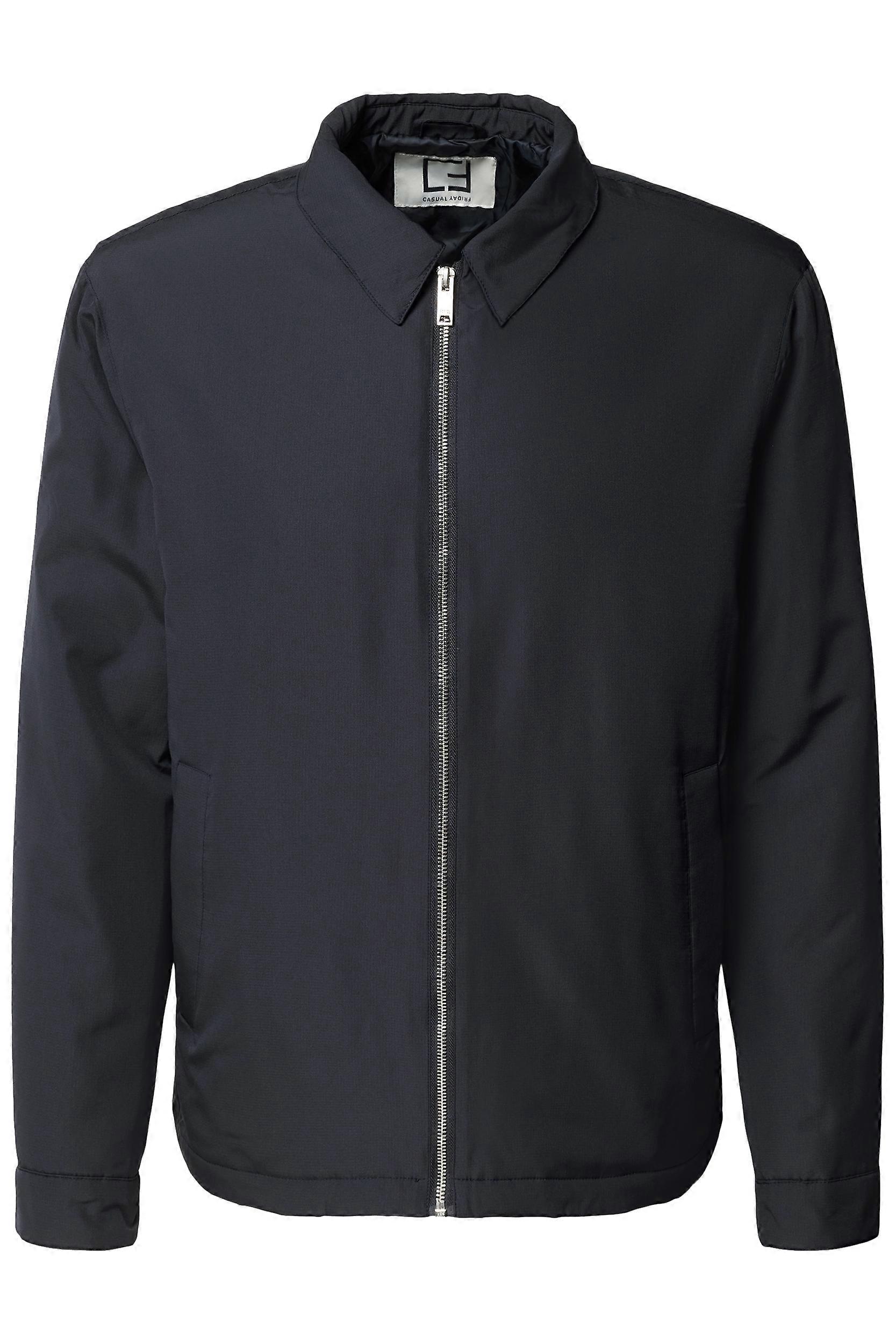 Casual Friday Men's Jacket - Modern Style with Pockets and Collar