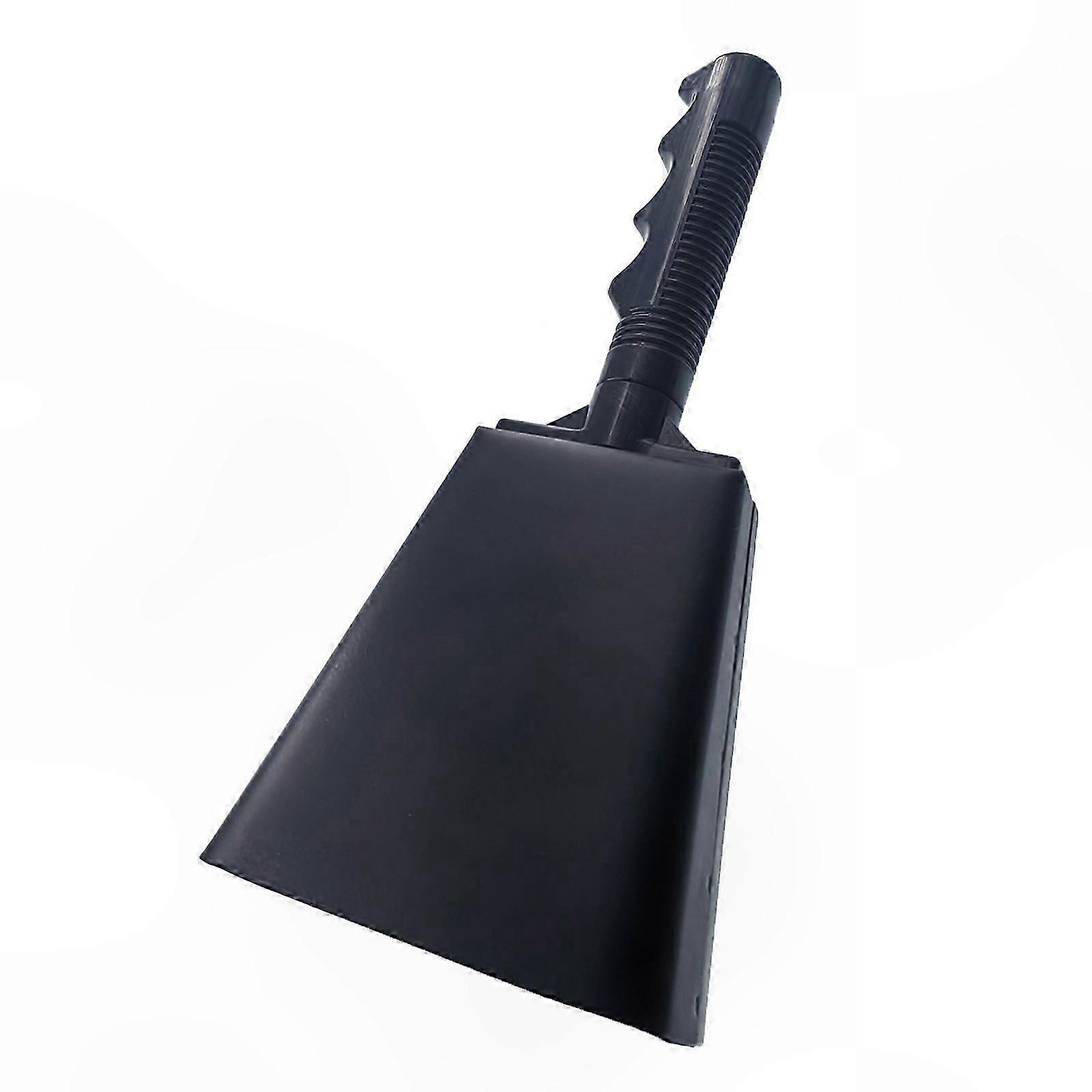 10 Inch Handheld Cowbell Percussion Instrument with Handle for Music and Cheerleading