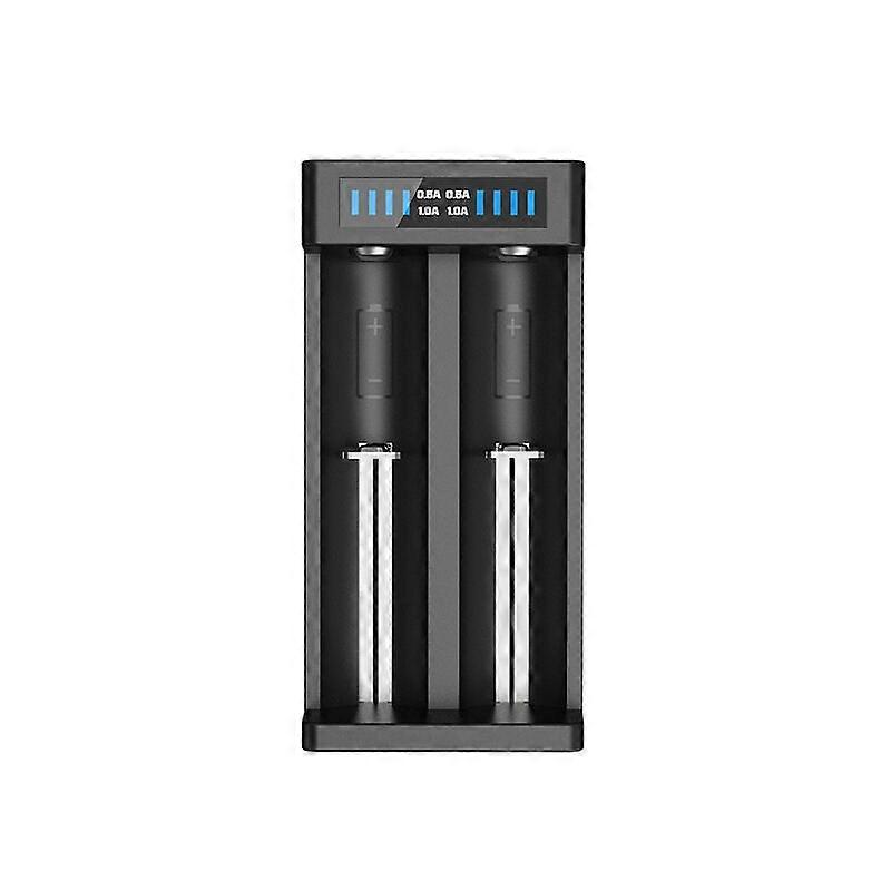 Batterilader for sylindriske litiumionbatterier 18650 Xtar Mc2 Plus