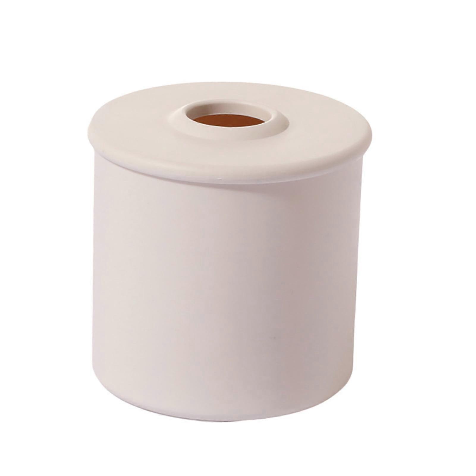 ZTGD Tissue Box Practical Round Exquisite Roll Paper Case for Packing